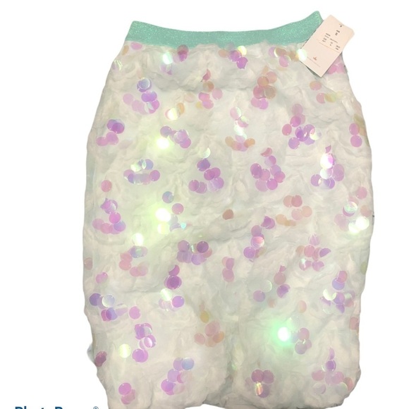 Disney princess sequins and white skirt Size medium - Picture 1 of 13